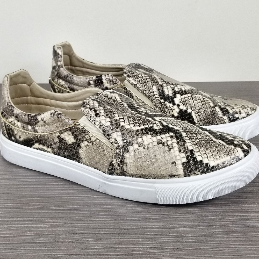 Steve Madden Ellen Slip On Sneaker, Snake Print, Womens Size 8 M